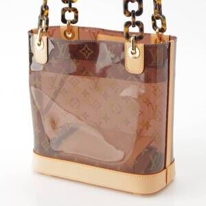 Louis Vuitton Handbag Brown Ambre Cabas Monogram Bag Tote Vinyl